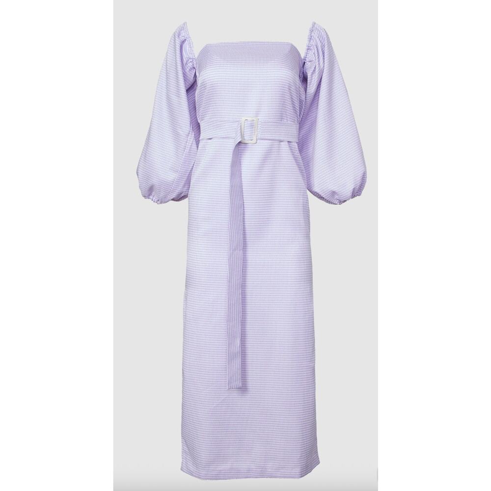 Saint Mojavi Jaipur Gingham Midi Dress